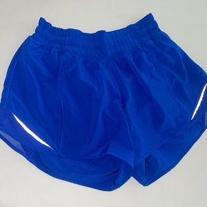Lululemon Hotty Hot Blue Shorts